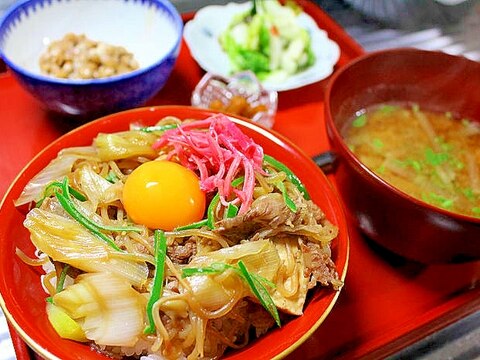 すきやき丼 レシピ 作り方 By きばな 楽天レシピ すきやき丼 レシピ 作り方 By きばな 楽天レシピ